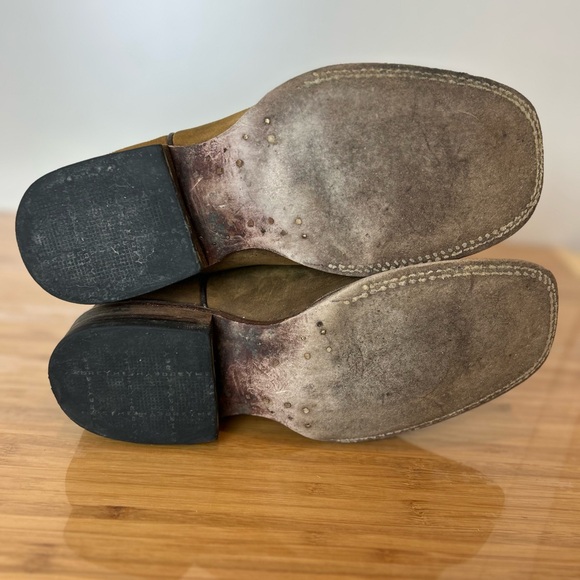 REYME SUNFLOWER FLORAL EMBROIDERED SIZE 6.5 BOOTS - Picture 6 of 9